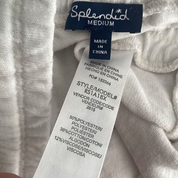 Splendid White Tie Dyed Leg Jogger Sweatpants M - Picture 5 of 15